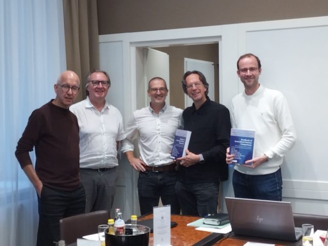 The project consortium (including Arne Bathke and Georg Zimmermann from University of Salzburg) with a newly published book on generalized pairwise comparisons.